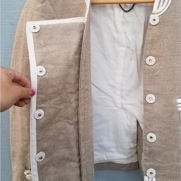 Phillip Lim 3.1 | Linen Jacket Embroidered - Picture 6 of 8